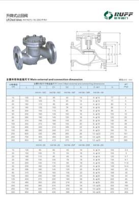 升降式止回阀H41-止回阀系列-联华阀门