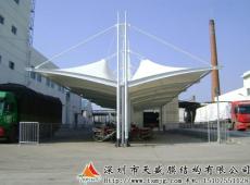 贵州羽毛球馆充气膜结构 停车棚张拉膜