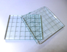 进口夹丝玻璃 透明夹丝玻璃 夹铁丝玻璃