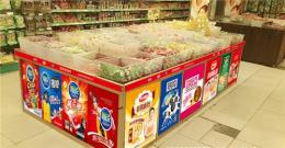 超市堆头柜厂家 拆装式新款食品促销堆头柜