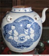 青花點彩瓷器拍賣哪里好 廣州隆盛