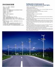 城市风光互补路灯