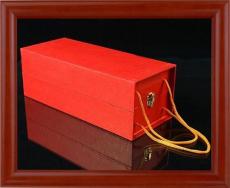 深圳市飞华包装厂 彩印包装盒 手提式红酒盒