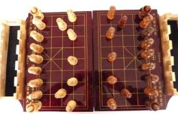 国华木艺 工艺品立体中国象棋