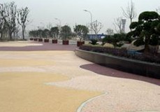 南京彩色艺术透水地坪